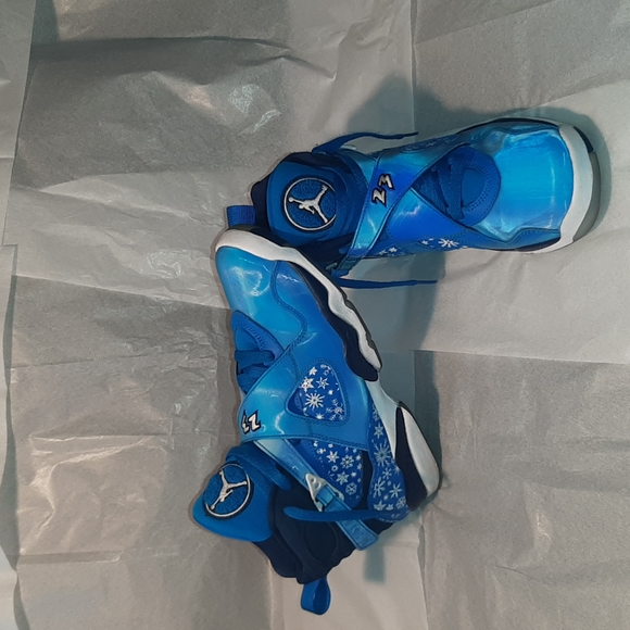 Jordan 8 Retro Sneakers 7Y = Women 8.5 = Men 7 - Picture 8 of 10